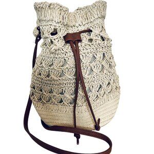 Macrame Satchel Purse Satchel